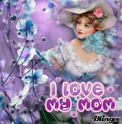 Kartka z kobietą I Love My Mom